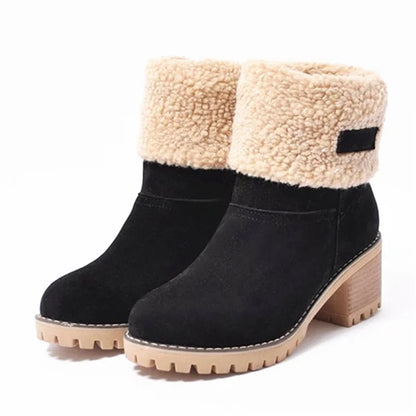 Fleece-Lined Winter Boots