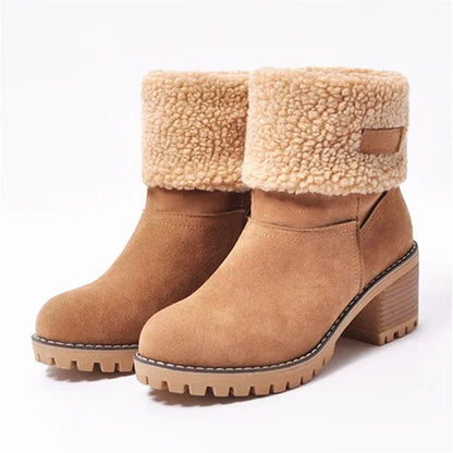Fleece-Lined Winter Boots
