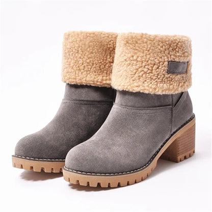 Fleece-Lined Winter Boots