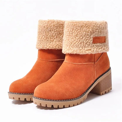 Fleece-Lined Winter Boots