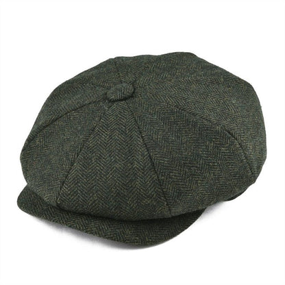 Tweed Newsboy Cap