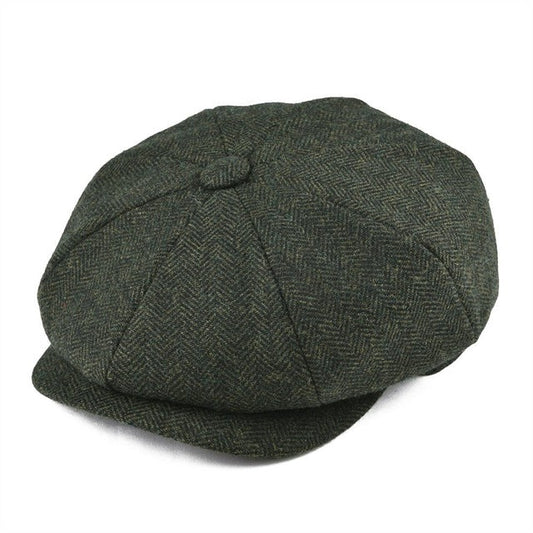 Tweed Newsboy Cap