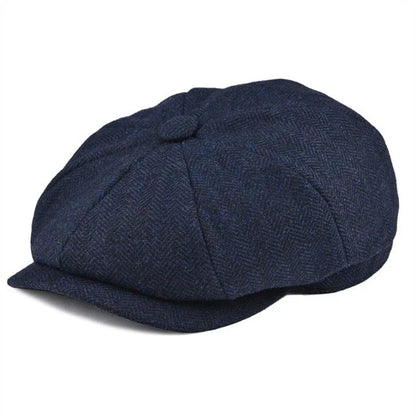 Tweed Newsboy Cap