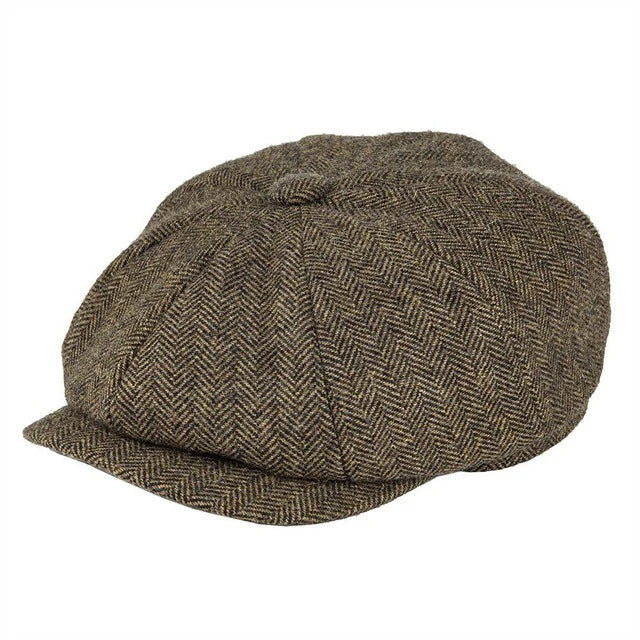 Tweed Newsboy Cap
