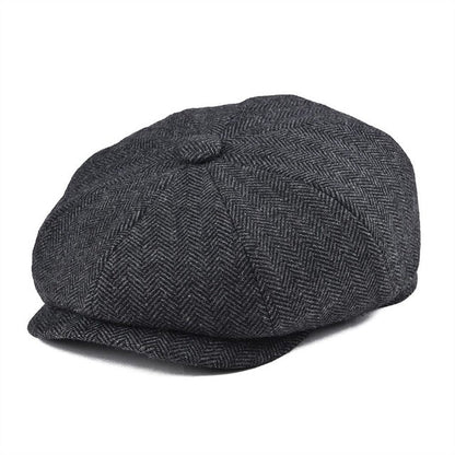 Tweed Newsboy Cap