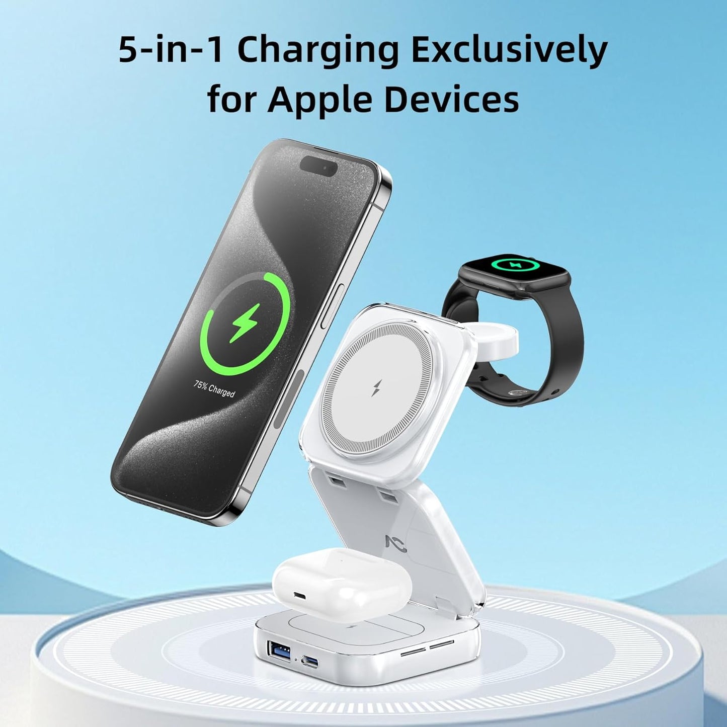 Foldable MagSafe Charger – 3-in-1