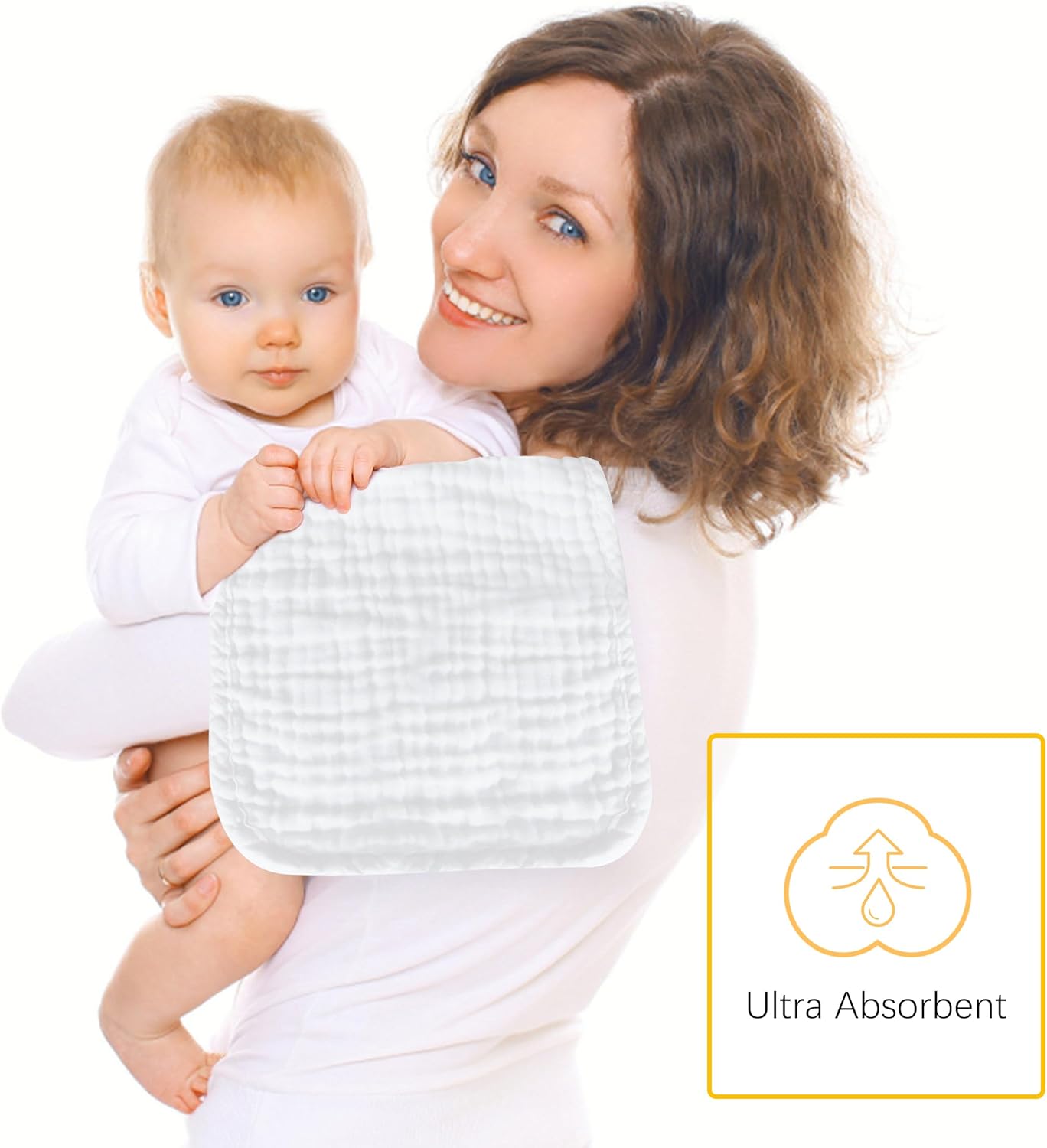 Baby Muslin Washcloths