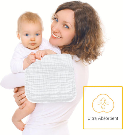 Baby Muslin Washcloths