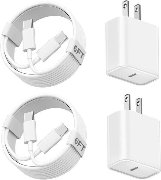 2-Pack 6FT Extra Long Charging Cables