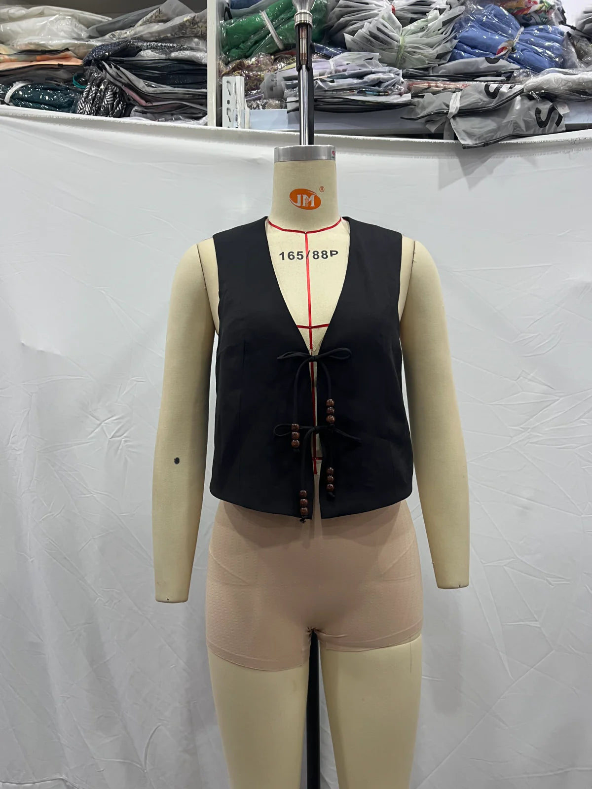 Livia Tie-Front Vest