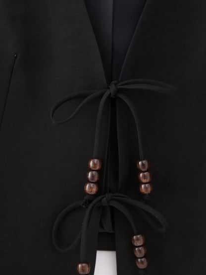 Livia Tie-Front Vest