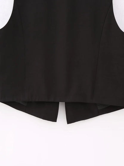 Livia Tie-Front Vest