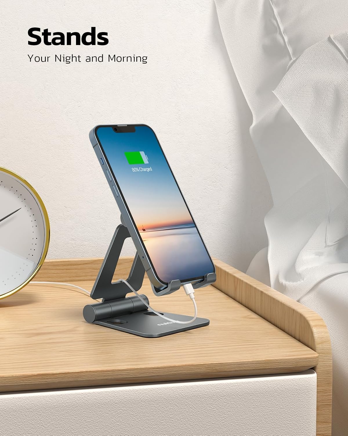 Premium Foldable Aluminum Phone & Tablet Stand