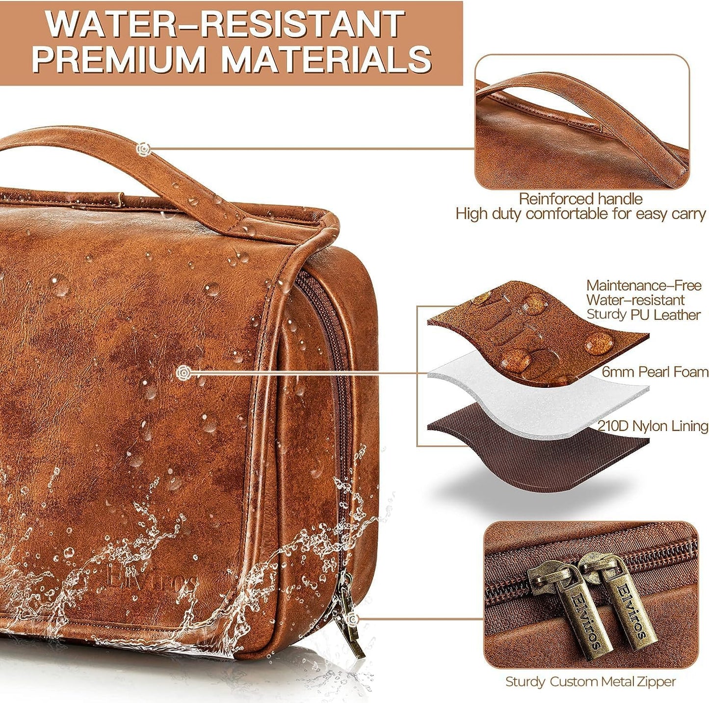 Hanging Toiletry Bag for Travel