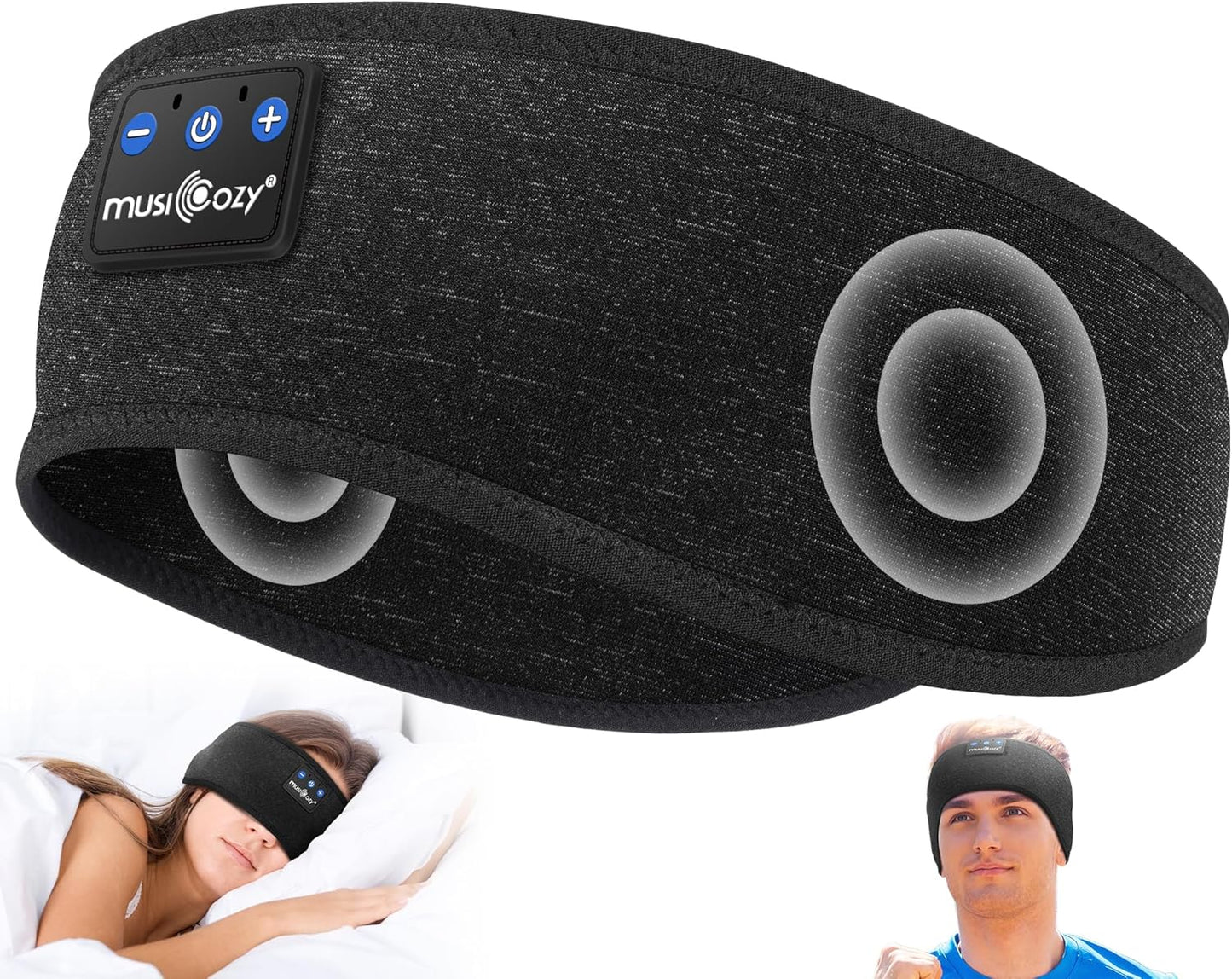 Bluetooth Sleep Headband with Ultra-Thin Speakers