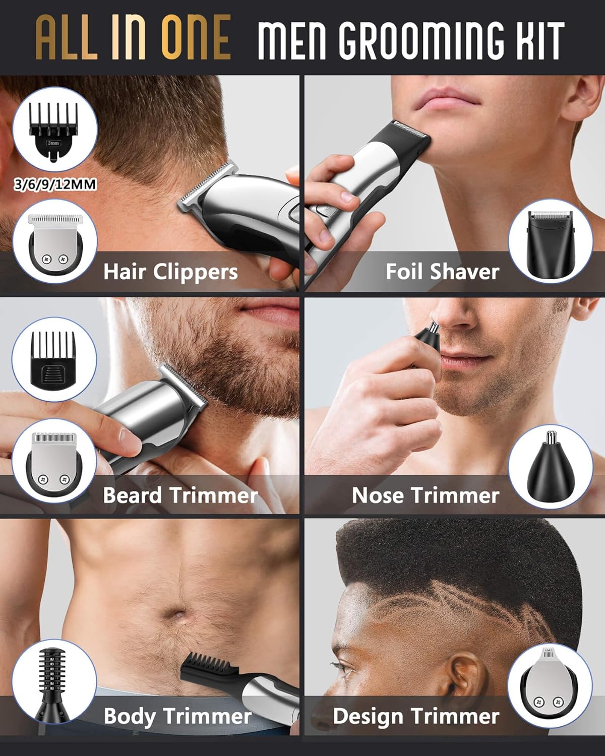 18-in-1 Electric Grooming Kit