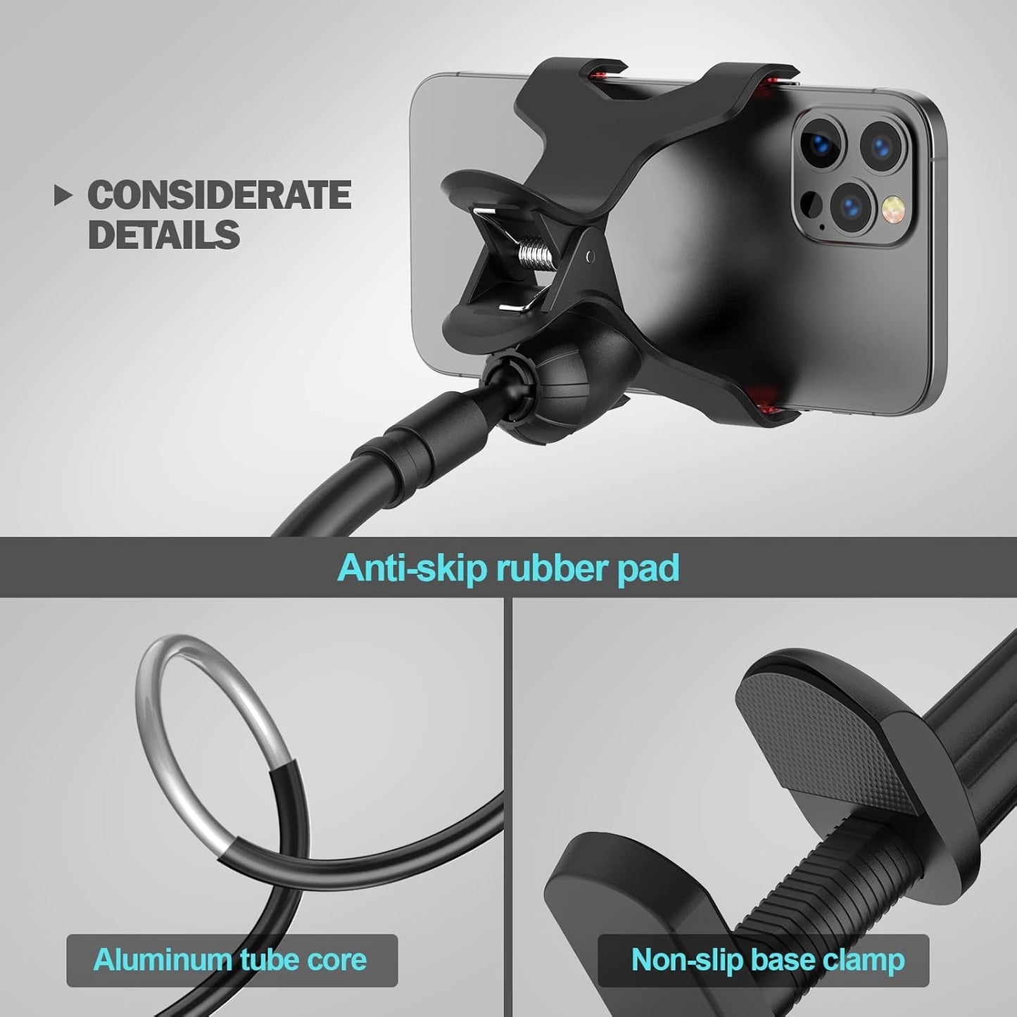 Adjustable Gooseneck Phone Holder