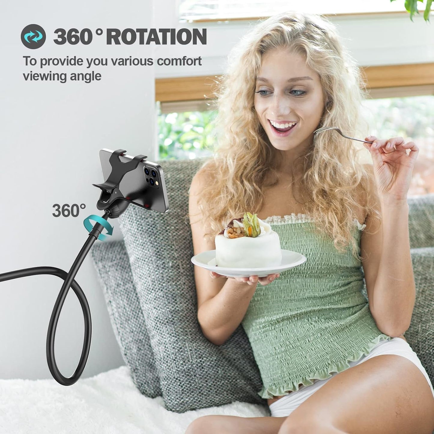 Adjustable Gooseneck Phone Holder