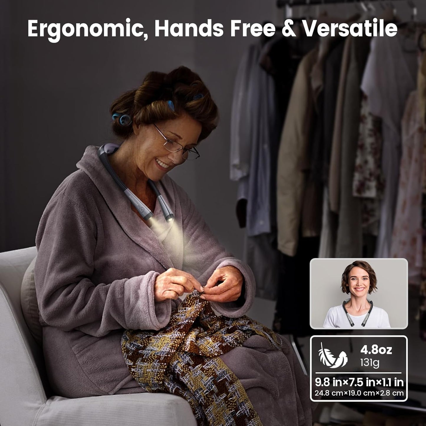 Hands-Free Neck Reading Light