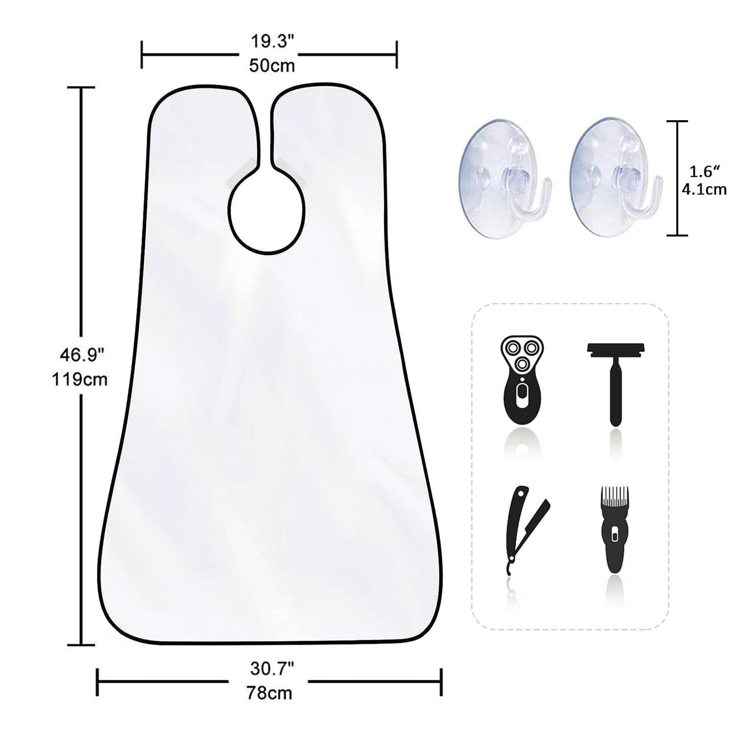 Beard Bib Apron for Men