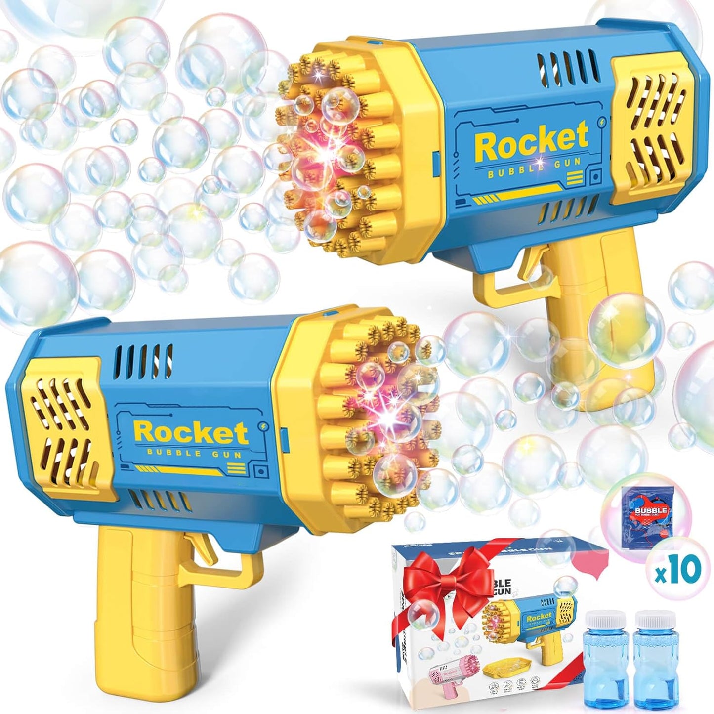 Rocket Bubble Gun for Kids