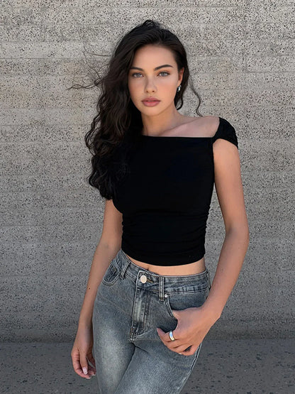 Mila Off-Shoulder Tee