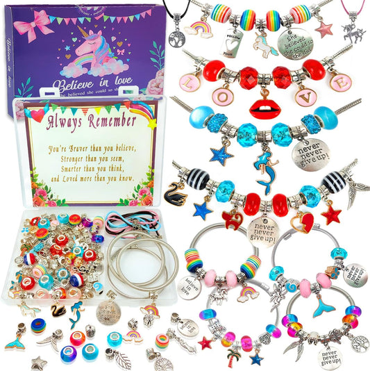 DIY Charm Bracelet Kit for Girls