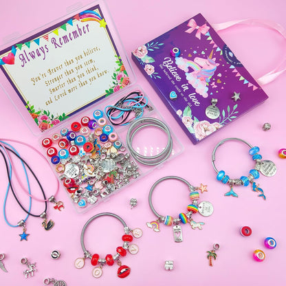 DIY Charm Bracelet Kit for Girls