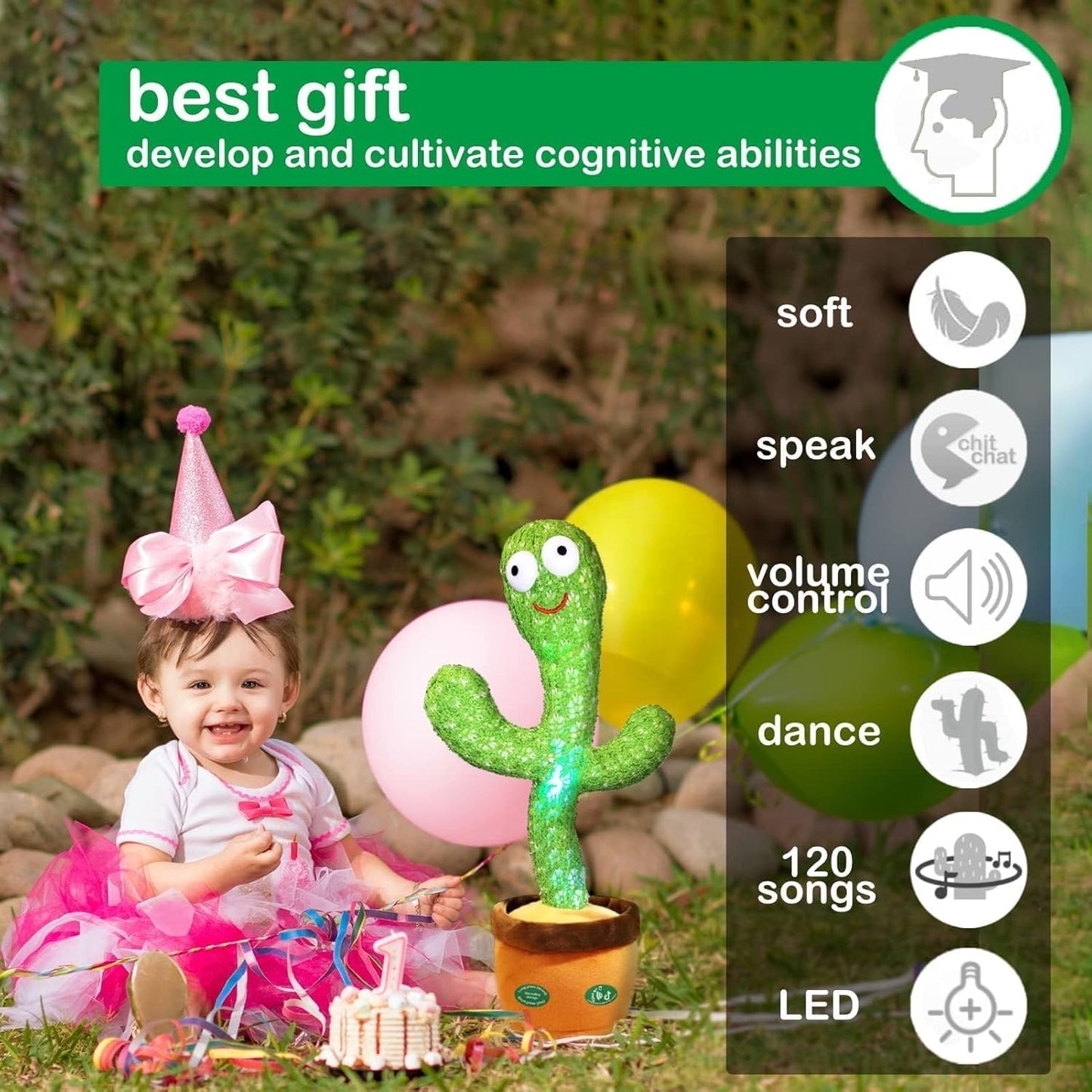 Dancing Cactus Toy for Kids