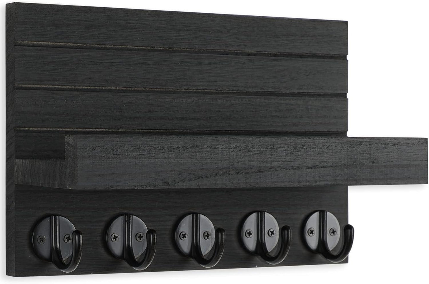 Wall-Mounted Key Holder with Shelf
