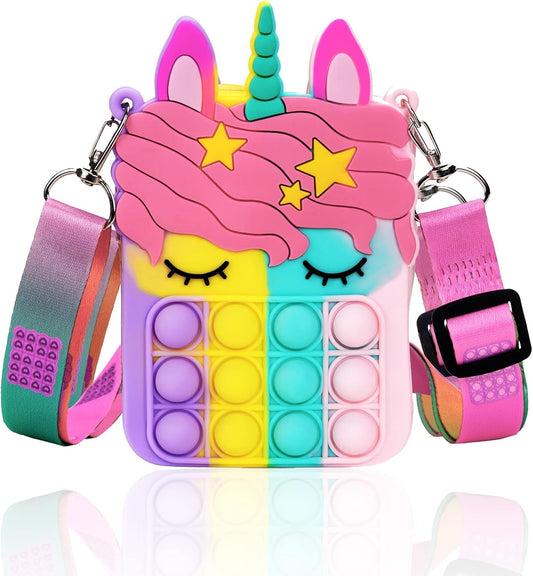 Unicorn Pop Purse for Girls