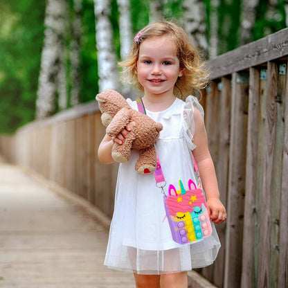 Unicorn Pop Purse for Girls