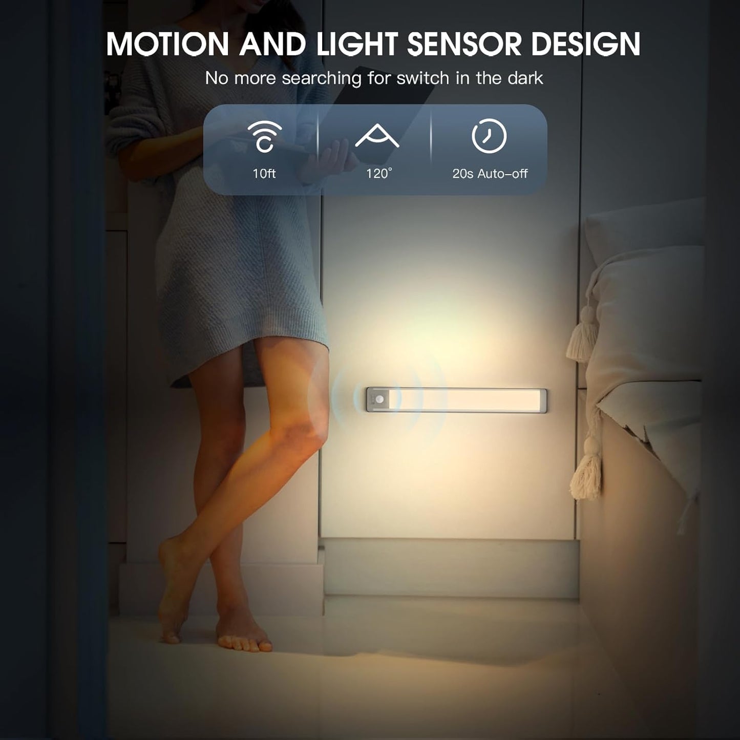 63-LED Motion Sensor Light