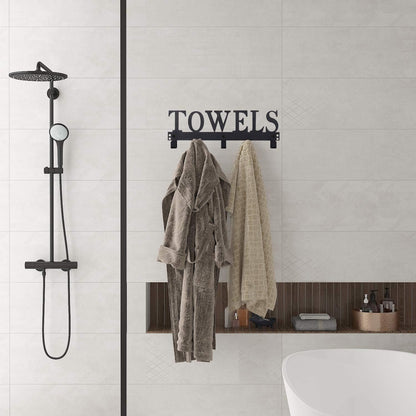 TOWELS Metal Wall Hook Rack