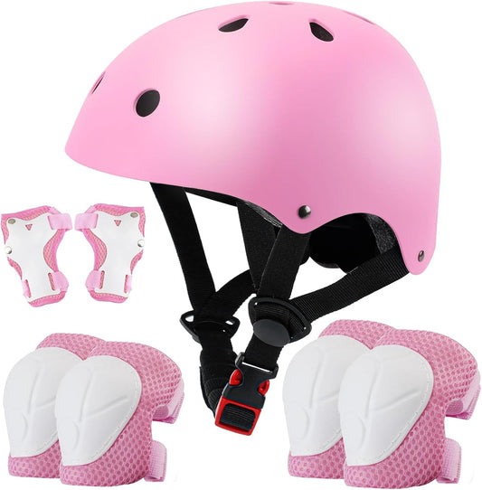Kids Bike Helmet and Protective Gear Set