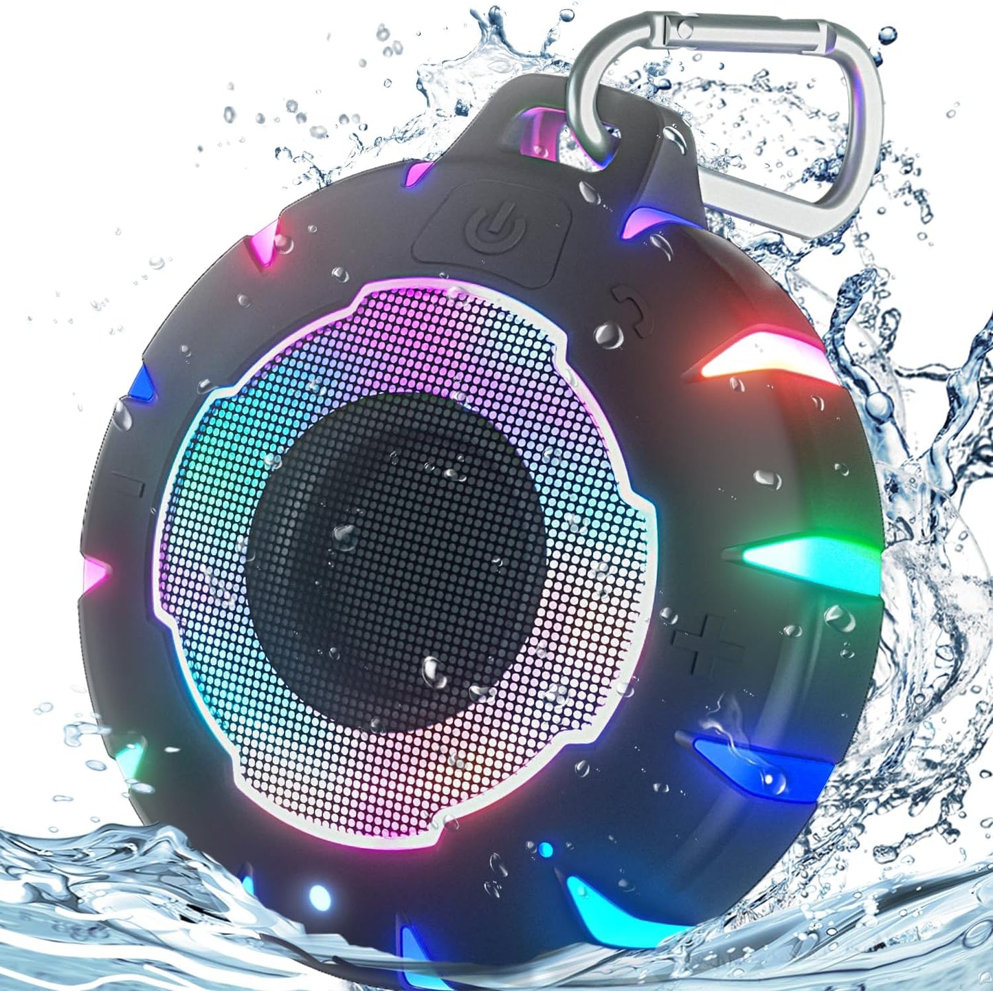 Waterproof Bluetooth Speaker with LED Lights
