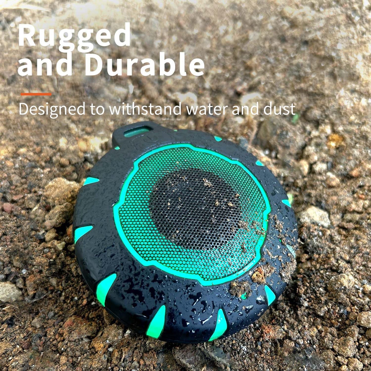 Waterproof Bluetooth Speaker with LED Lights