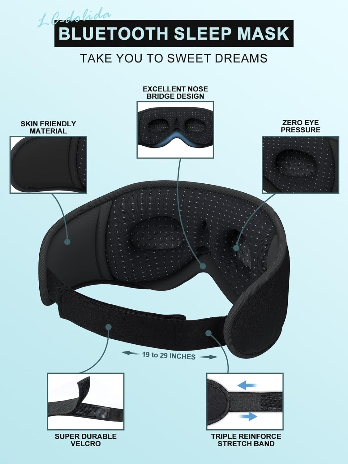 Smart Bluetooth Sleep Mask