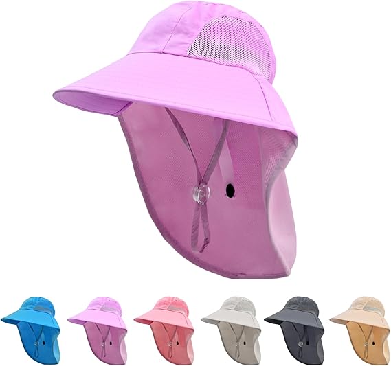 Kids UV Protection Sun Hat with Neck Flap