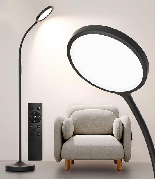 Modern LED Floor Lamp with Remote