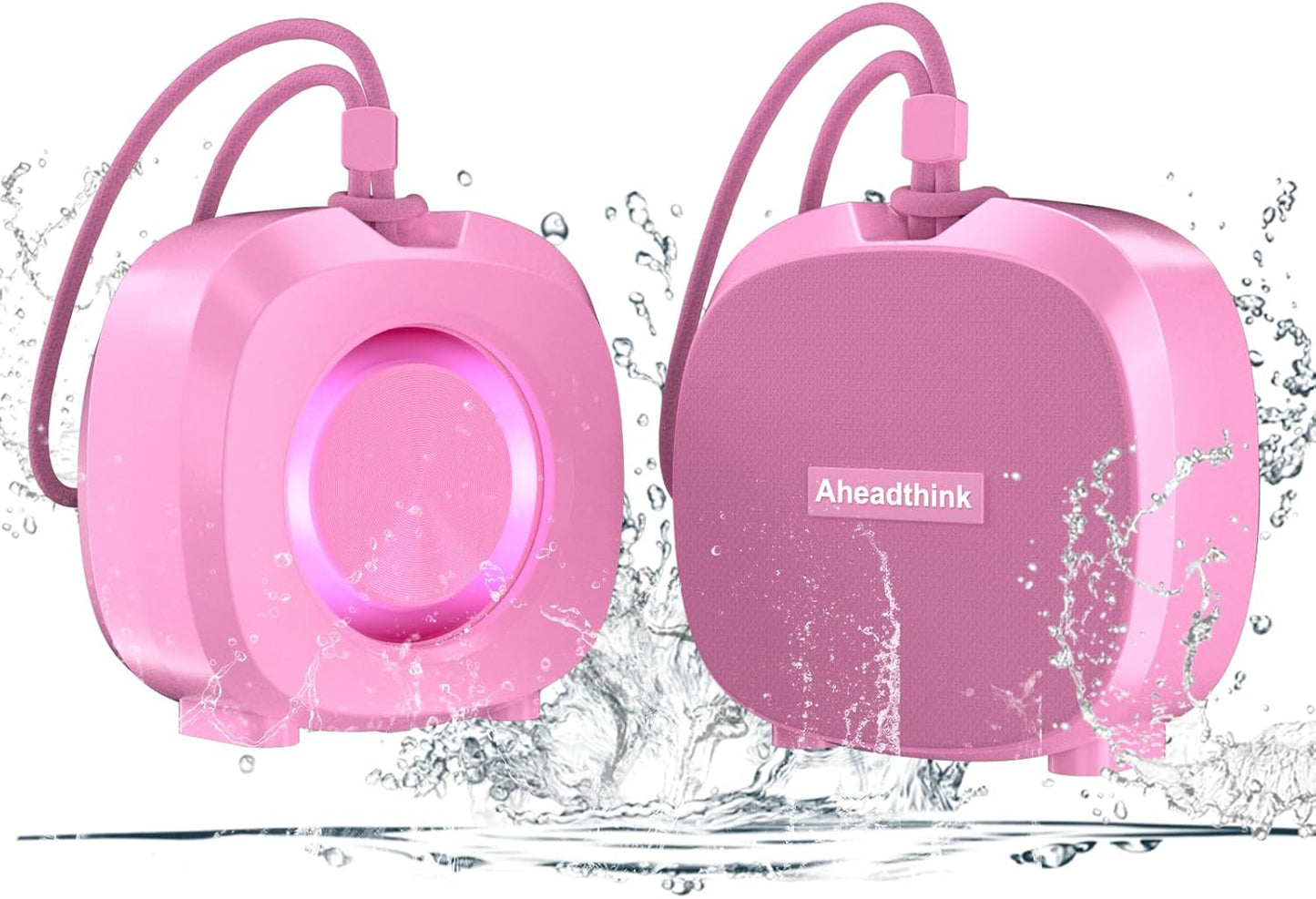 Portable Wireless Speaker with LED Light