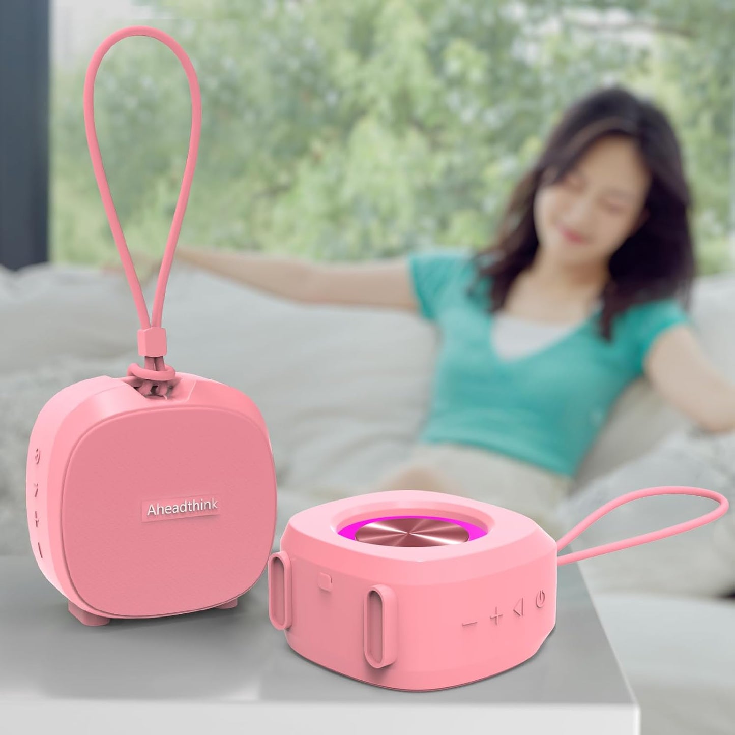 Portable Wireless Speaker with LED Light