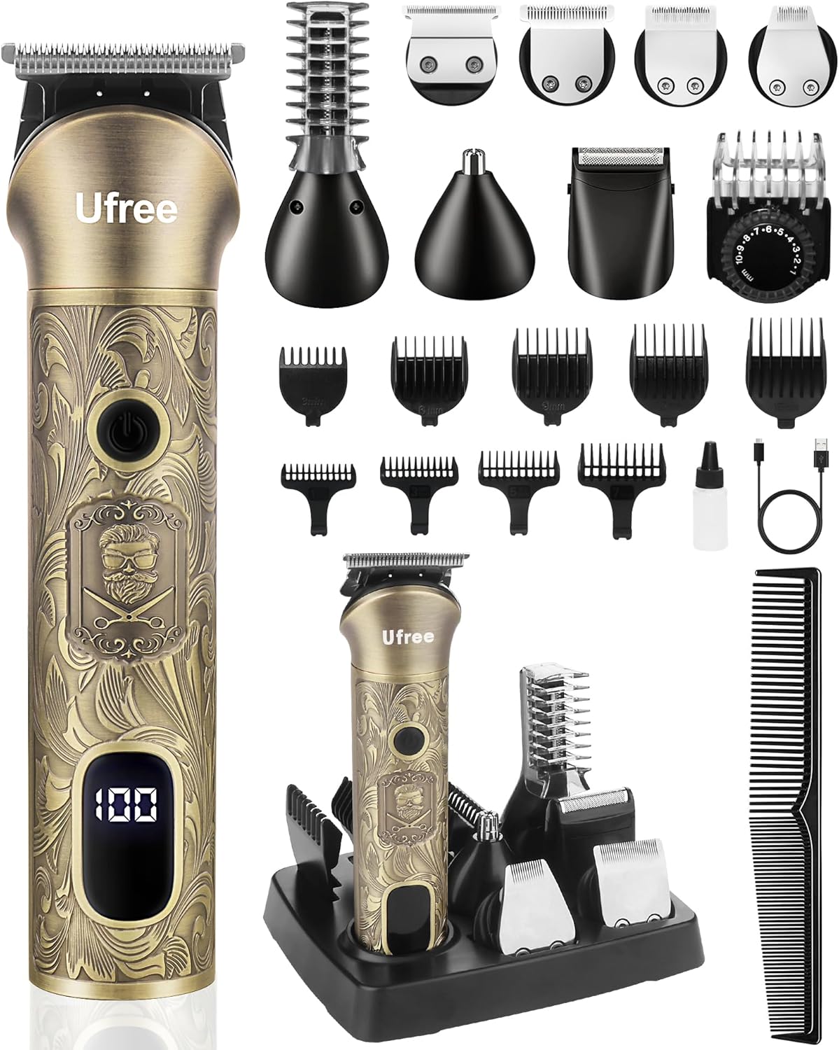7-in-1 Grooming Kit – Professional Hair Clipper