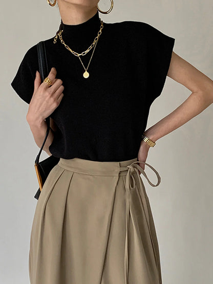 Aira Ribbed Knit Crop Top