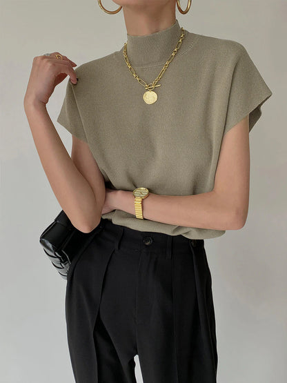 Aira Ribbed Knit Crop Top