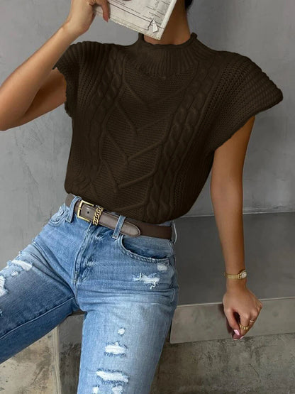 Clara Cable Knit Vest