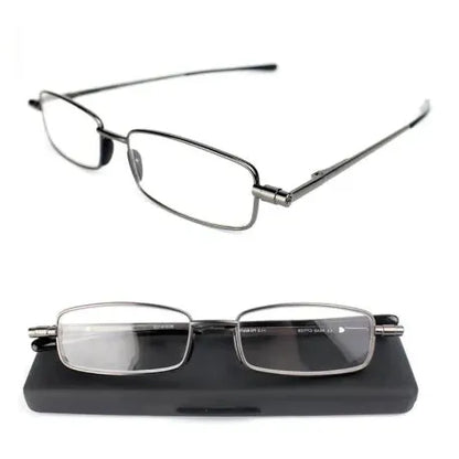 Compact Mens & Ladies Folding Reading Glasses