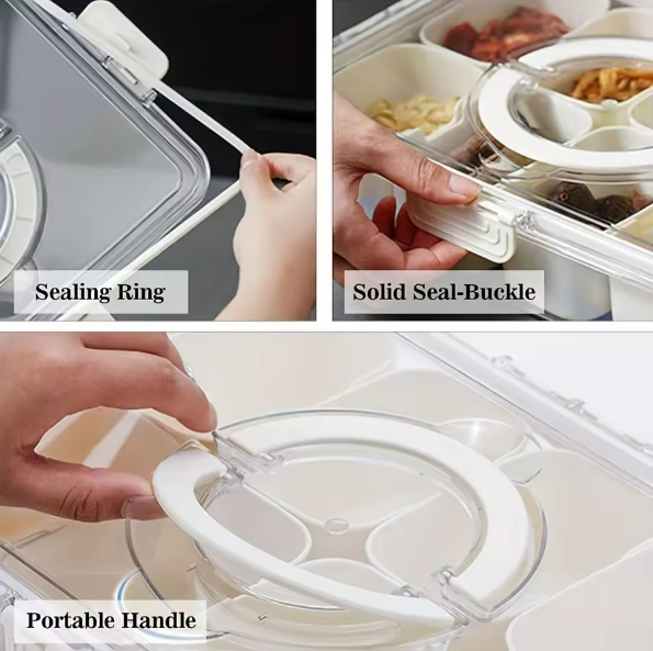 Multi-Compartment Snack Box
