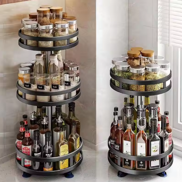 360° Rotating Kitchen Organizer