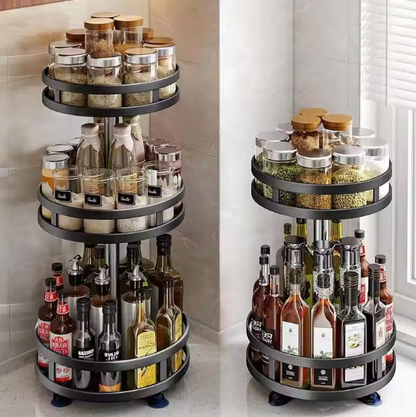 360° Rotating Kitchen Organizer